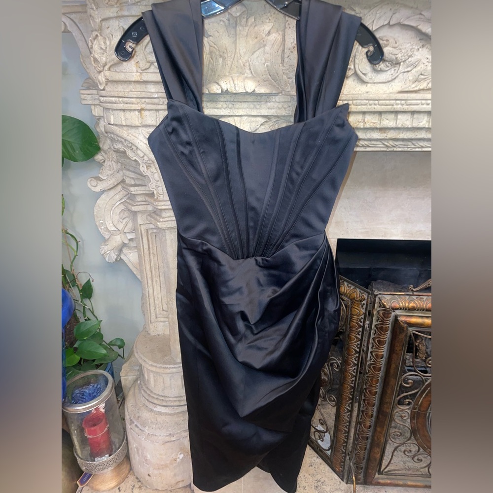 House of CB black corset dress